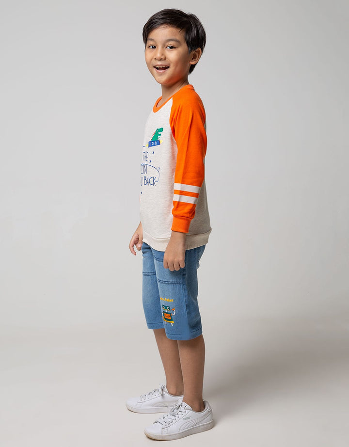 DINO EMBROIDERY SWEATER