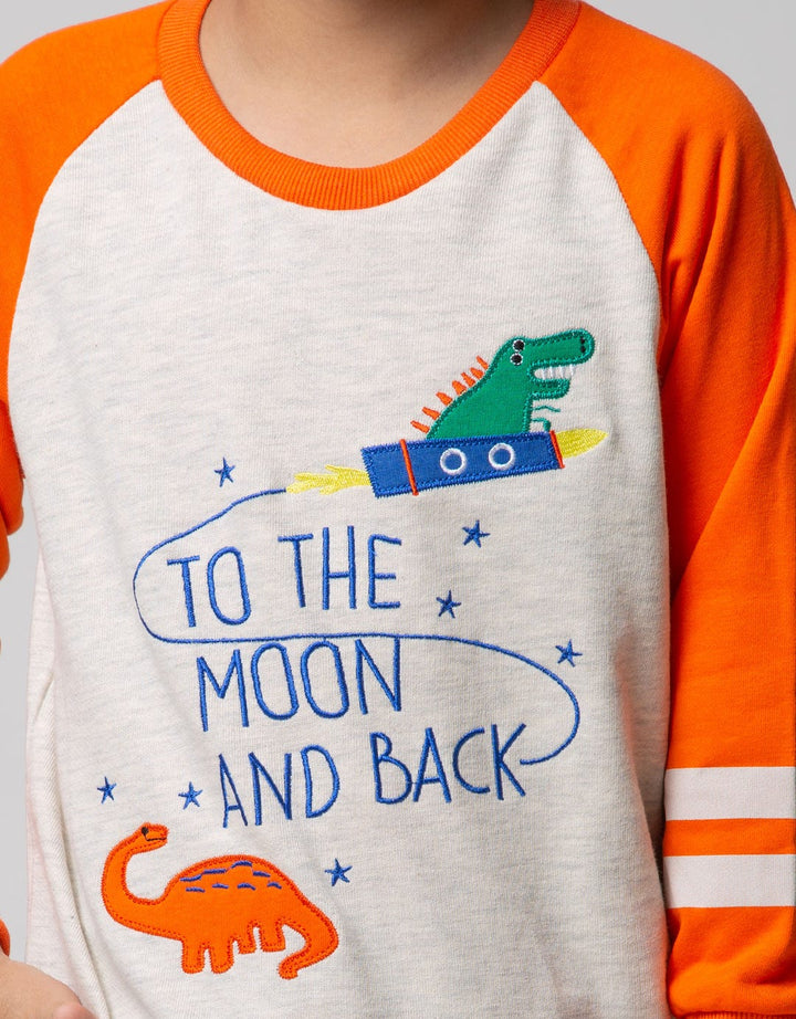 DINO EMBROIDERY SWEATER