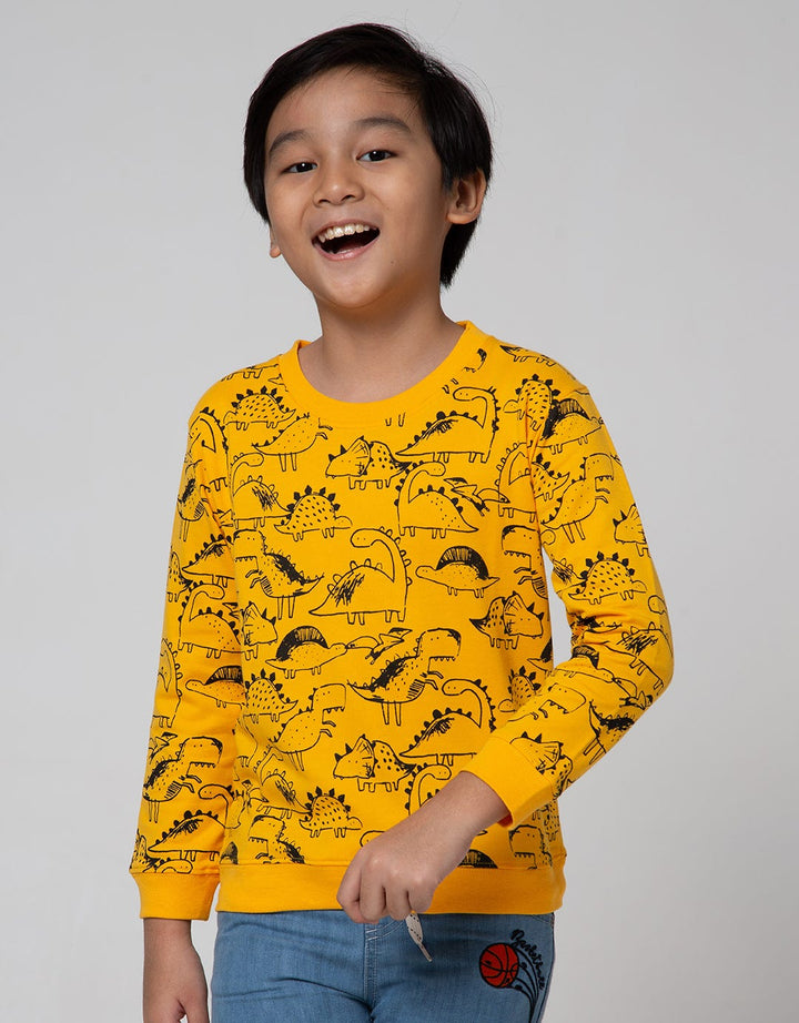 Little M Sweater Fullprint Dino