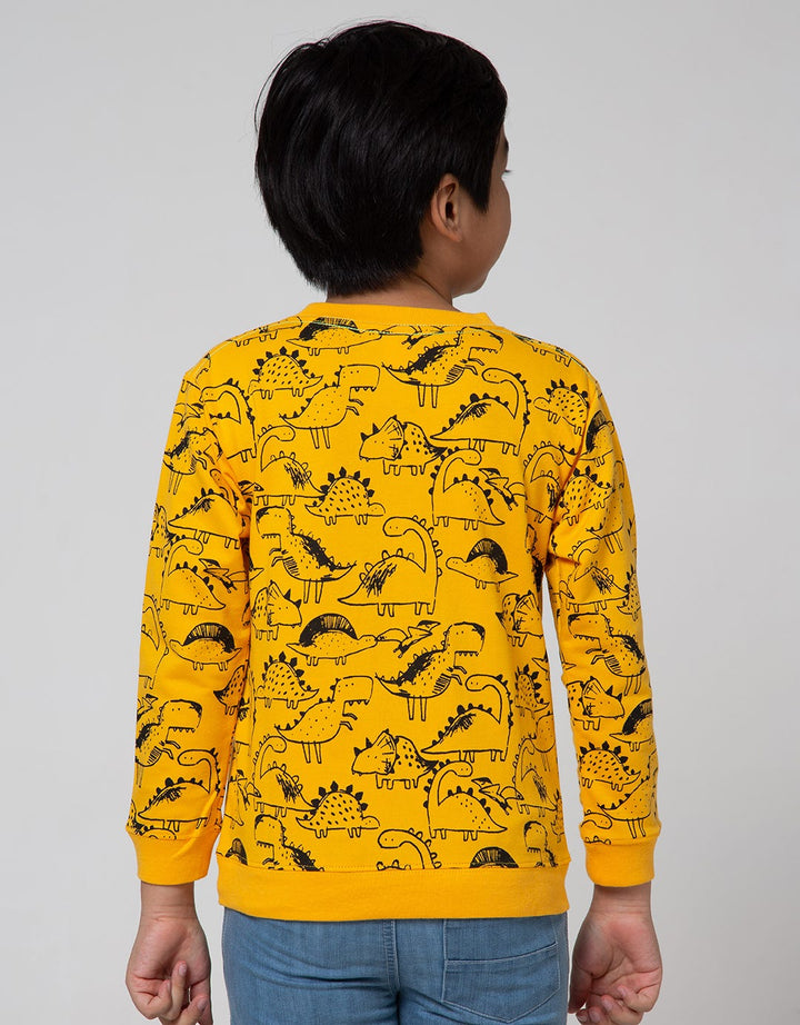 Little M Sweater Fullprint Dino