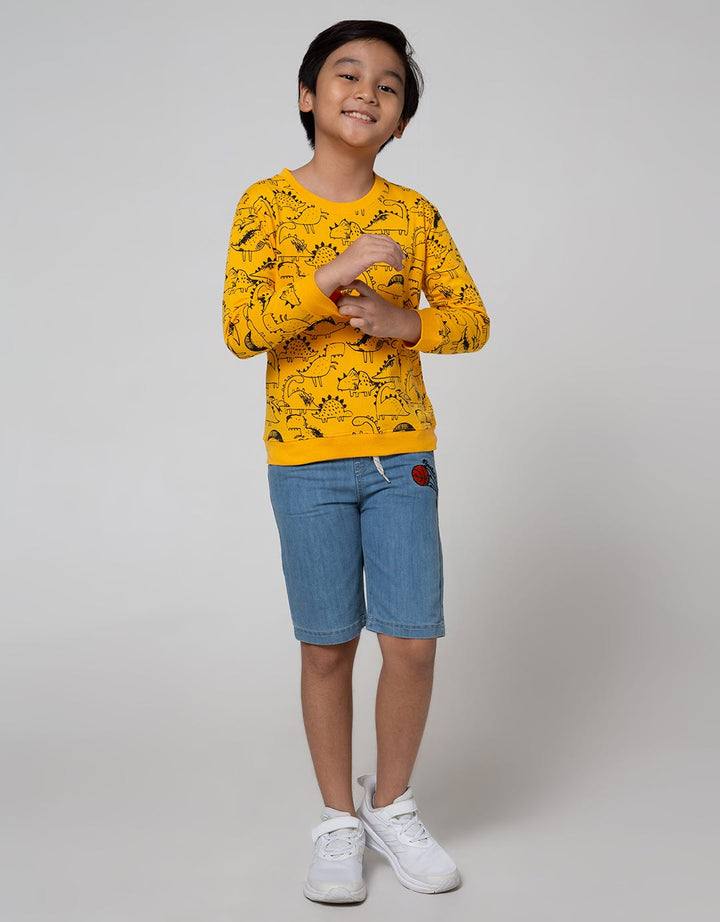 Little M Sweater Fullprint Dino