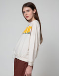 Nevada Big Font Print Sweater Wanita