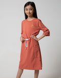 LS MIDI DRESS SERUT