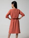 LS MIDI DRESS SERUT