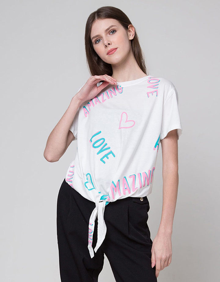 Nevada Ikat Love Kaos Wanita