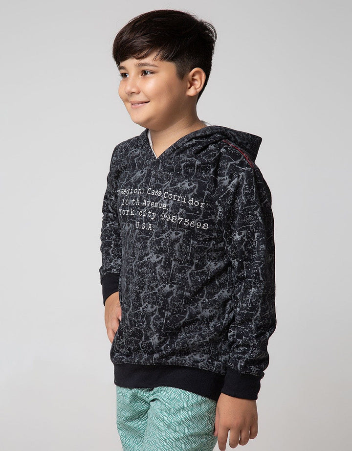 SWEATSHIRT HOODY TIE