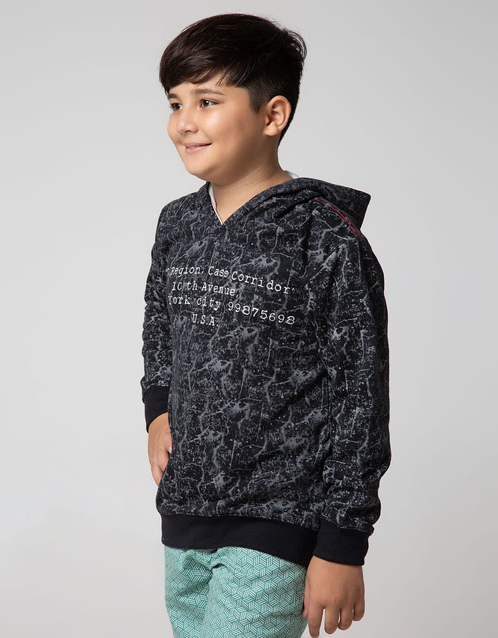 SWEATSHIRT HOODY TIE