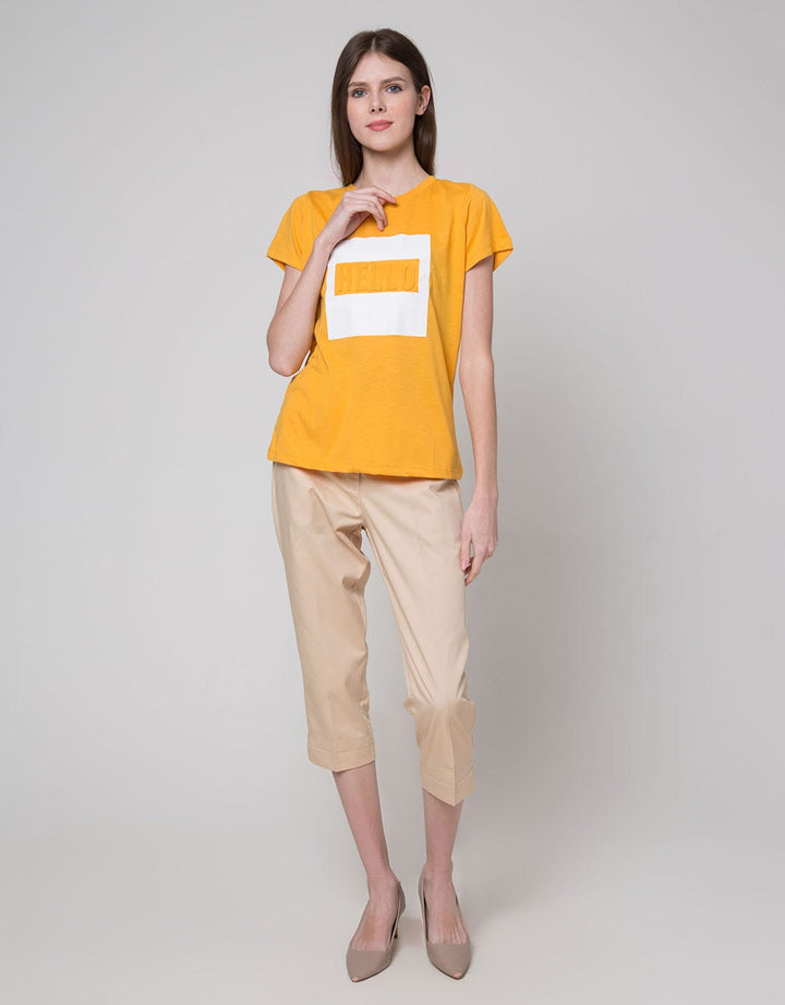 T Zone Regular Short Sleeve T-Shirt Wording