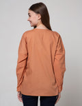 LS BLOUSE TOP WOVEN