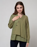 LS BLOUSE TOP WOVEN