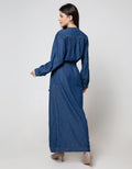 LS MAXI DRESS DENIM