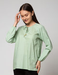 LS BLOUSE TOP WOVEN