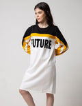 LS MIDI DRESS CUT