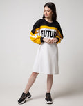LS MIDI DRESS CUT