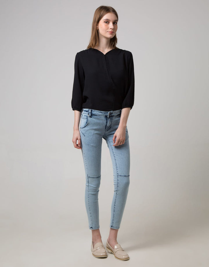 DENIM LONG PANTS