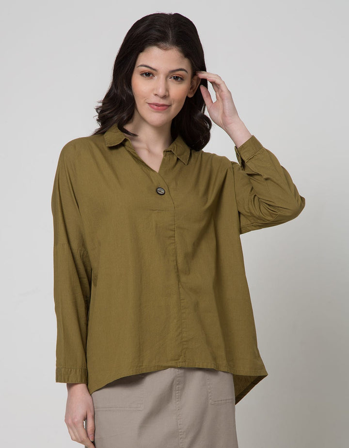 LS SHIRT WITH BUTTON