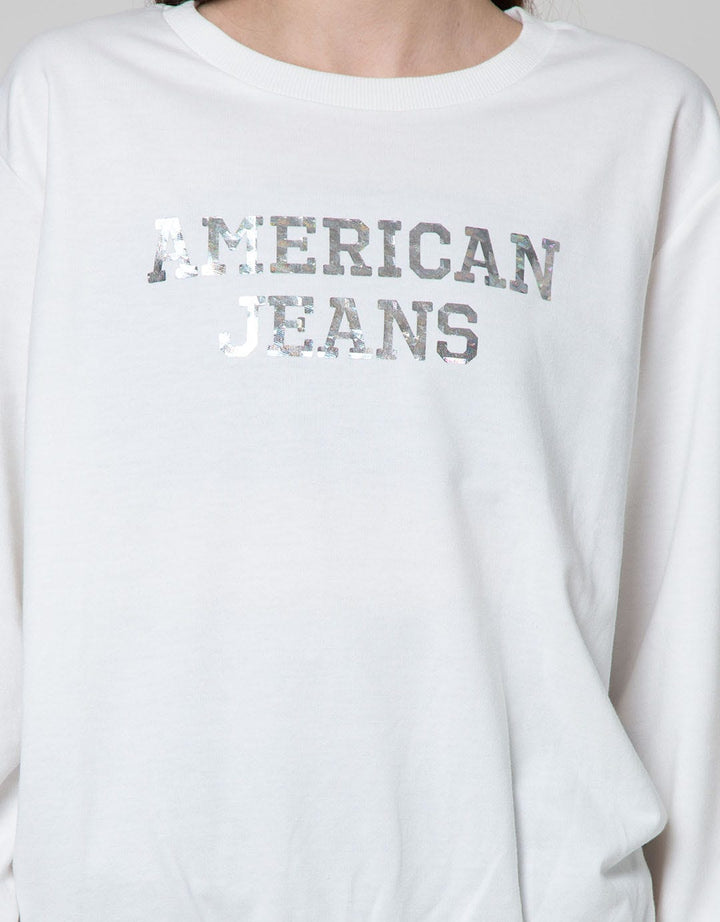 American Jeans Sweatshirt Foil