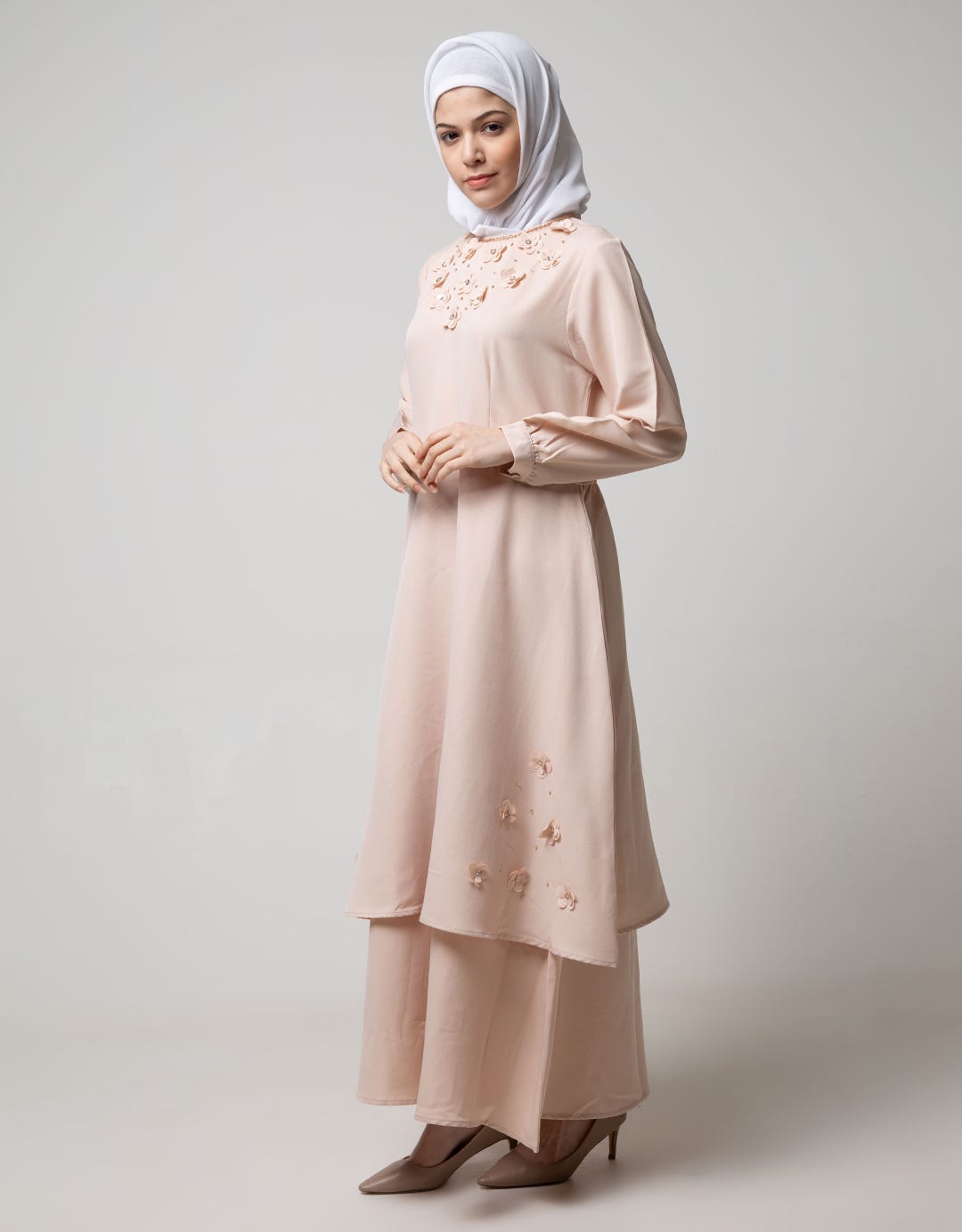 FLOWER APPLIQUE GAMIS