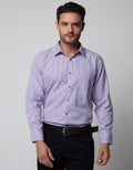 Stanley Adams Long Sleeve Shirt Check Point Collar