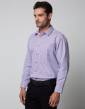 Stanley Adams Long Sleeve Shirt Check Point Collar
