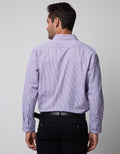 Stanley Adams Long Sleeve Shirt Check Point Collar
