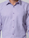 Stanley Adams Long Sleeve Shirt Check Point Collar