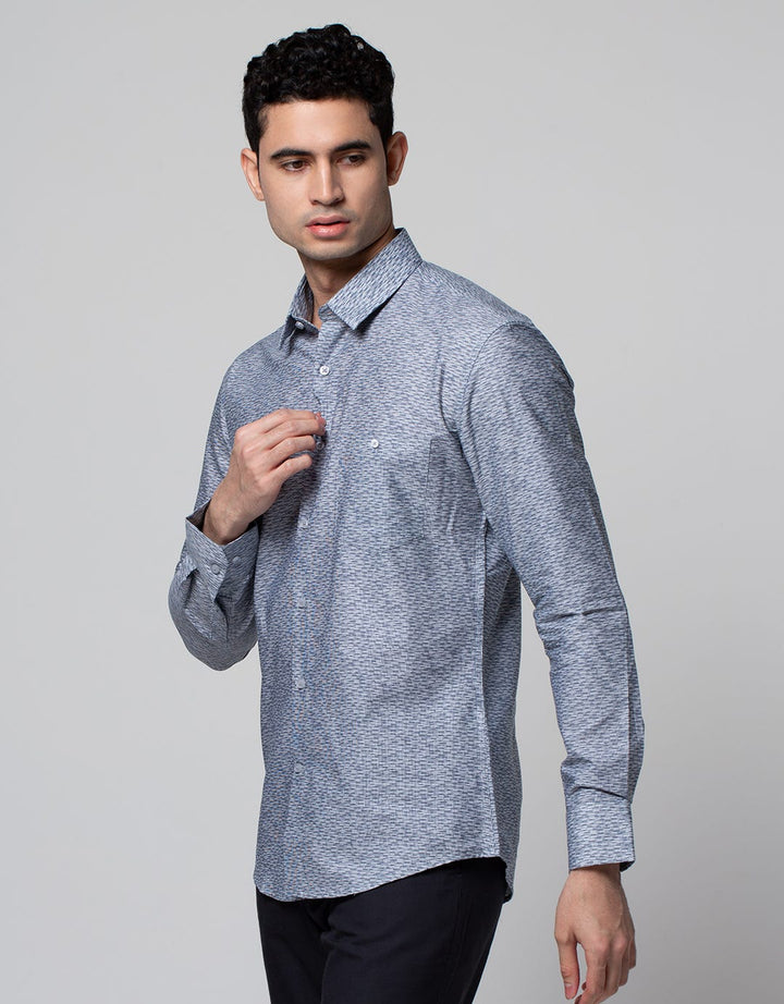 Stanley Adams Long Sleeve Shirt Slim Print Spread