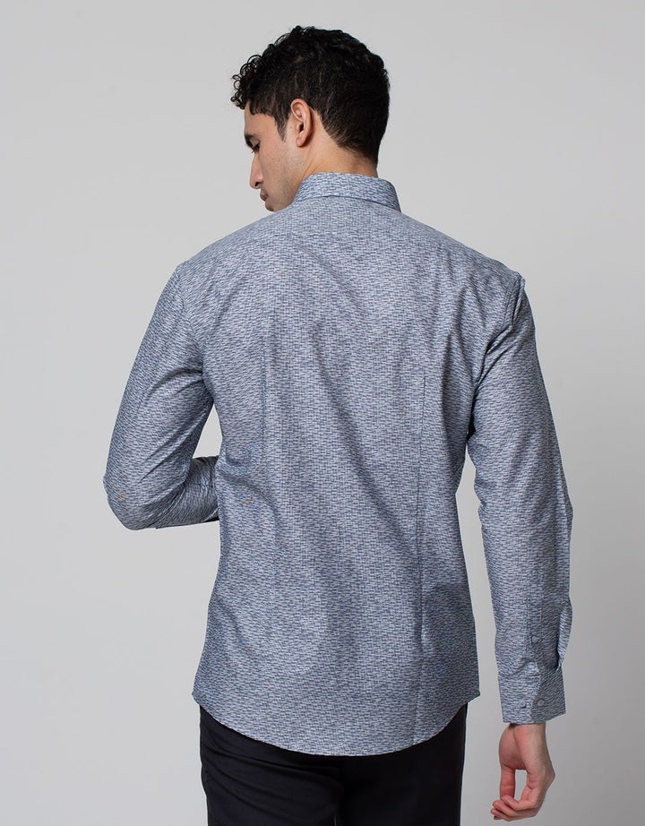 Stanley Adams Long Sleeve Shirt Slim Print Spread