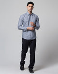Stanley Adams Long Sleeve Shirt Slim Print Spread