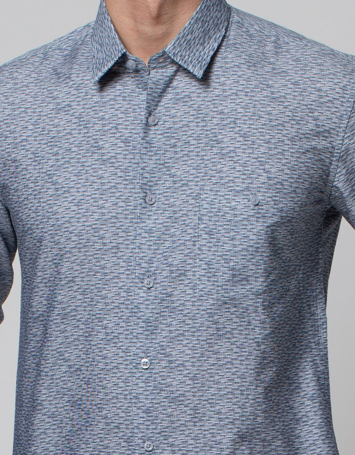 Stanley Adams Long Sleeve Shirt Slim Print Spread