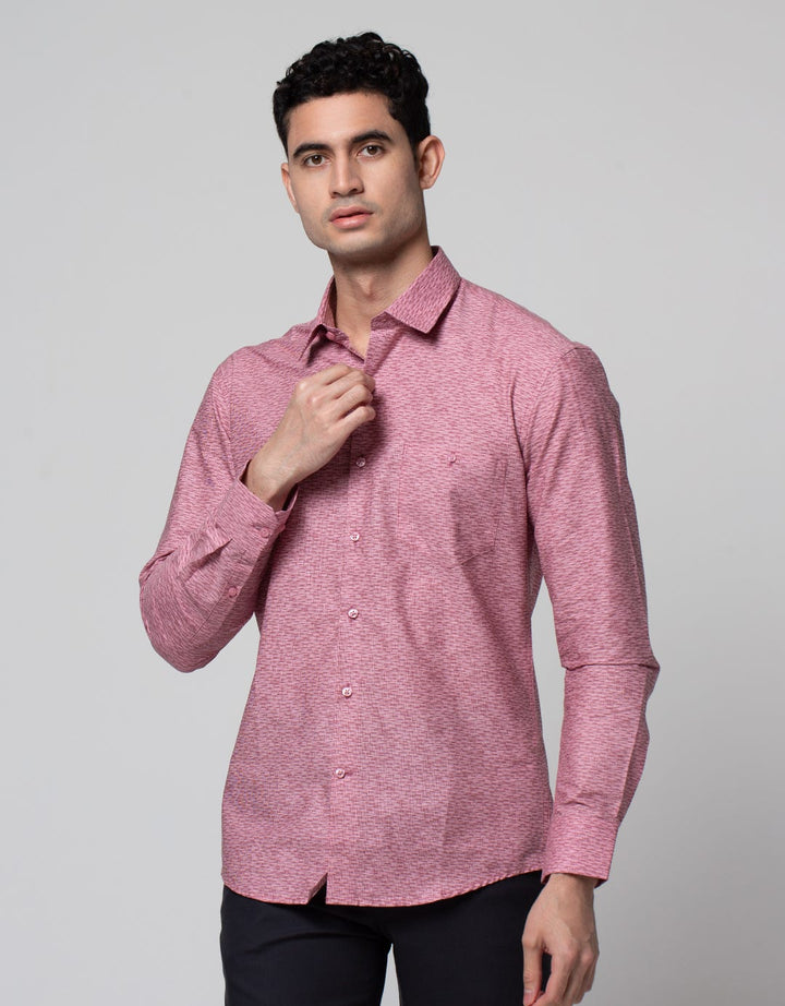 Stanley Adams Long Sleeve Shirt Slim Print Spread