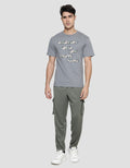 T Zone Military Dicipline Kaos Casual Pria