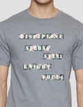 T Zone Military Dicipline Kaos Casual Pria