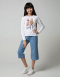 LS T-SHIRT GIRLS LON