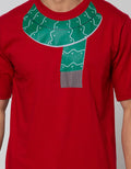 T Zone Short Sleeve T-Shirt Print New Shawl Xmas