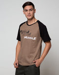 T Zone Short Sleeve Raglan T-Shirt Raglan Short Gradation Humble
