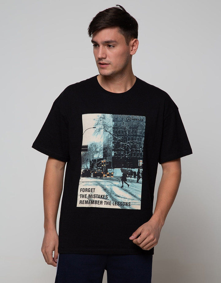 Nevada Short SleeveT-Shirt Car With Christmas Tree Oversiz