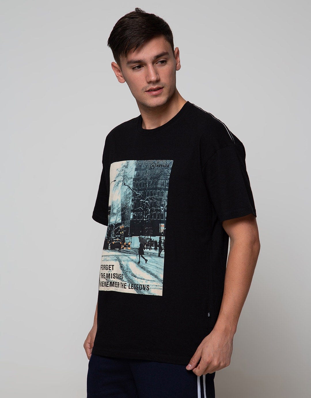 Nevada Short SleeveT-Shirt Car With Christmas Tree Oversiz