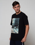 Nevada Short SleeveT-Shirt Car With Christmas Tree Oversiz