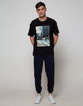 Nevada Short SleeveT-Shirt Car With Christmas Tree Oversiz