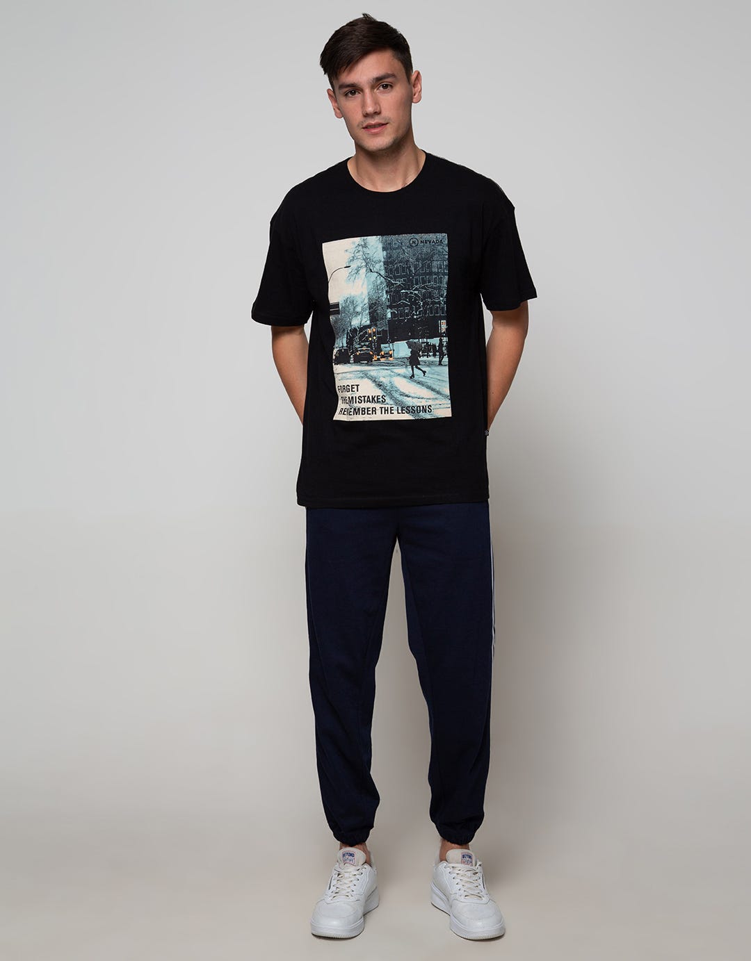 Nevada Short SleeveT-Shirt Car With Christmas Tree Oversiz
