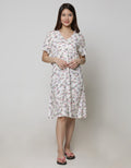 St. Yves Short Sleeve Midi Dress Soft Periwinkle