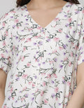 St. Yves Short Sleeve Midi Dress Soft Periwinkle