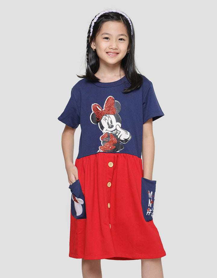Disney Minnie Ribbon Midi Dress for Girls