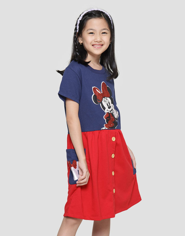 Disney Minnie Ribbon Midi Dress for Girls