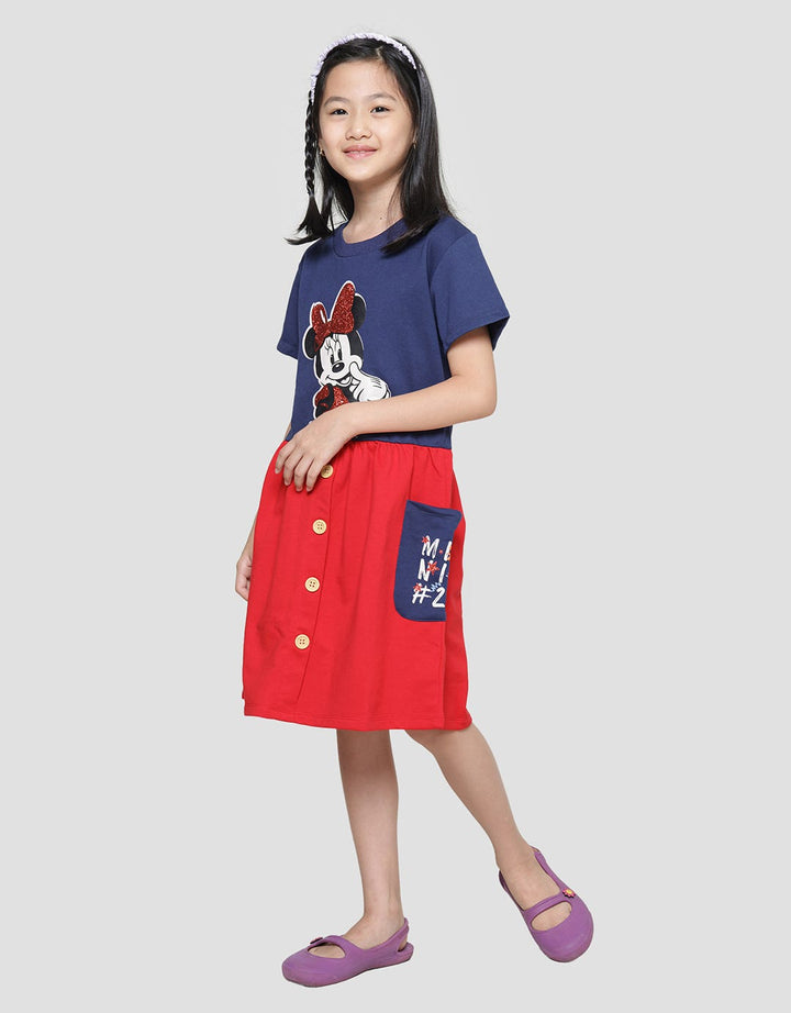Disney Minnie Ribbon Midi Dress for Girls