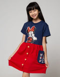 Disney Minnie Ribbon Midi Dress for Girls
