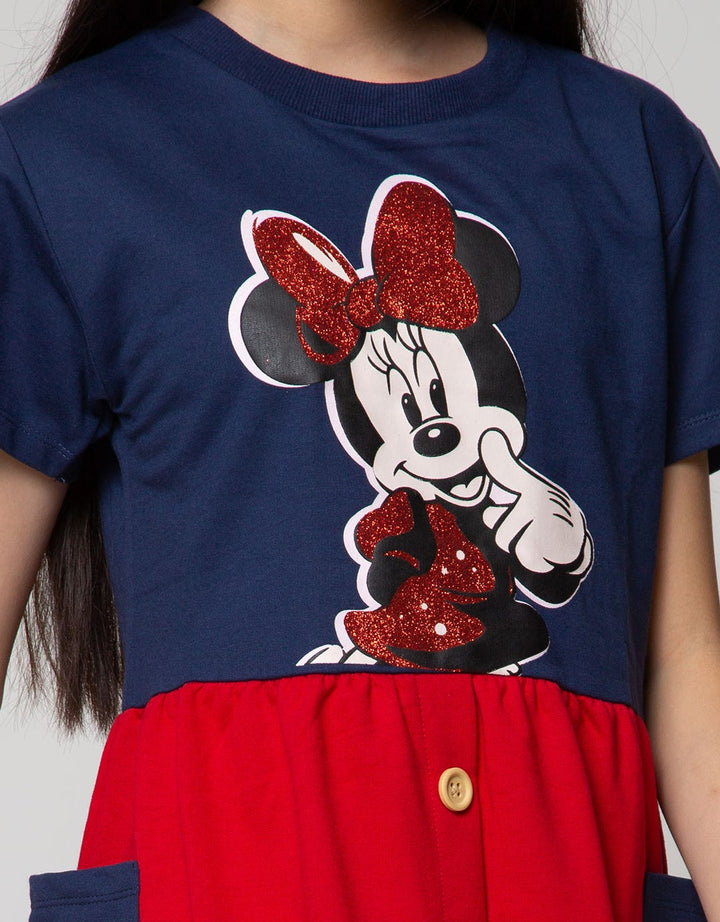 Disney Minnie Ribbon Midi Dress for Girls