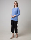 LS T-SHIRT V BUTTONS