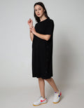SS MIDI DRESS BUTTON